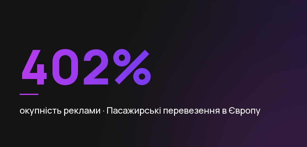 Пасажирські перевезення в Європу