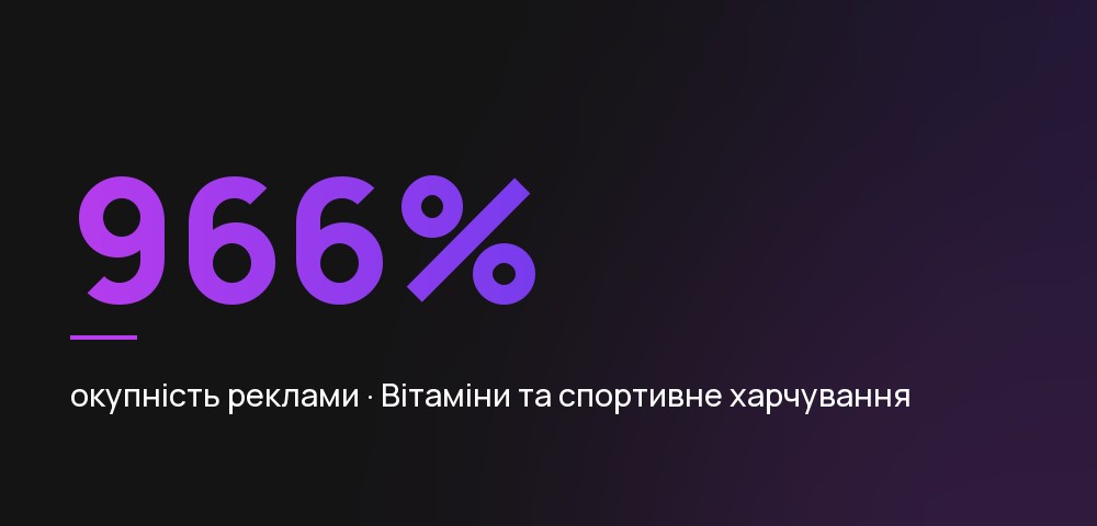 Вітаміни та спортивне харчування